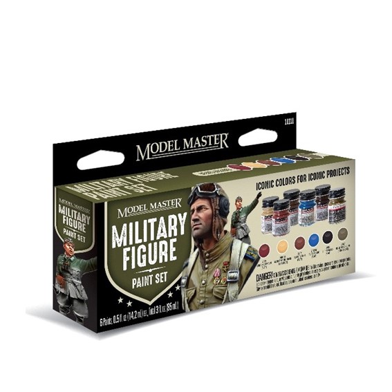 Model Master Military Figure Enamel Paint Set (6 Colors) Hobby Cuenca
